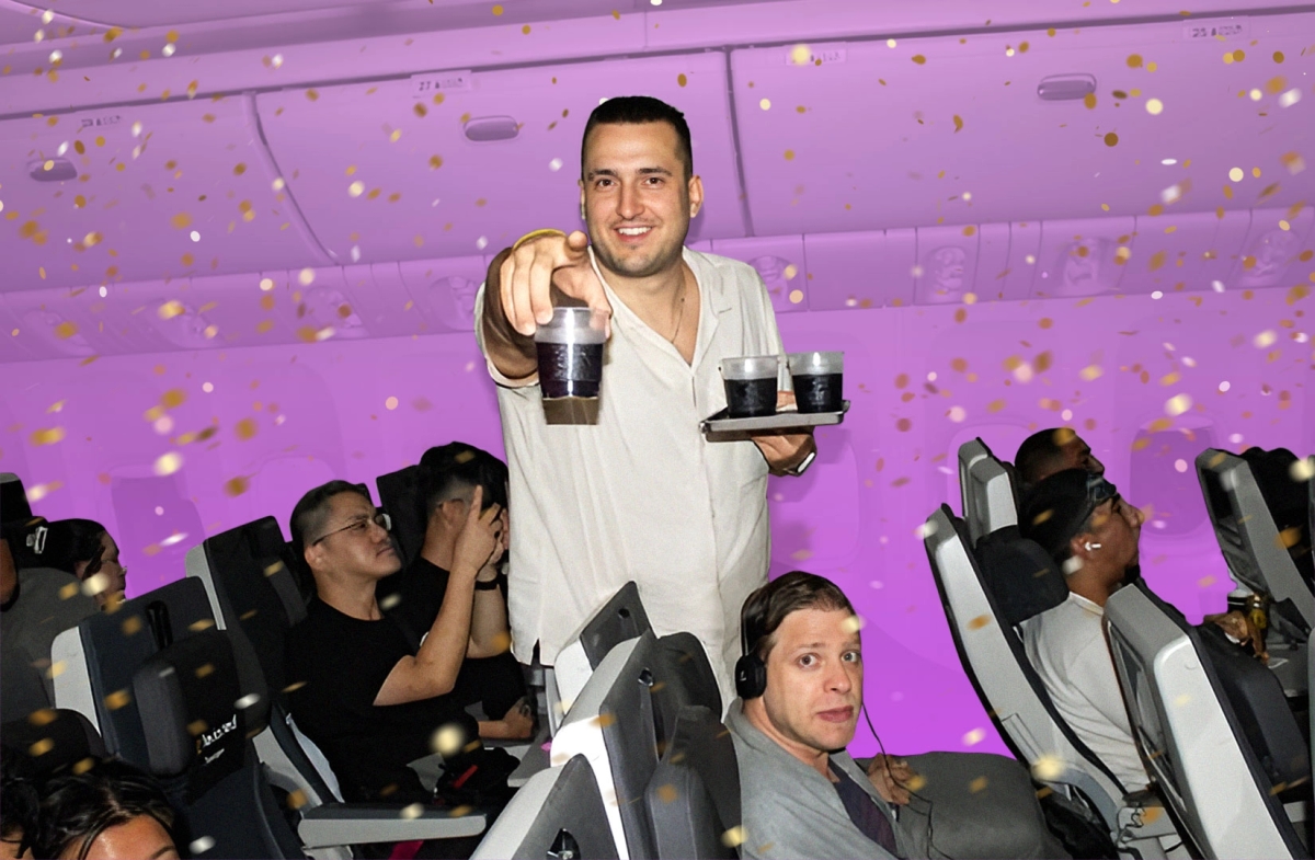 Rivers of whiskey and Taylor Swift songs — how I survived a crypto party at 33,000 feet  