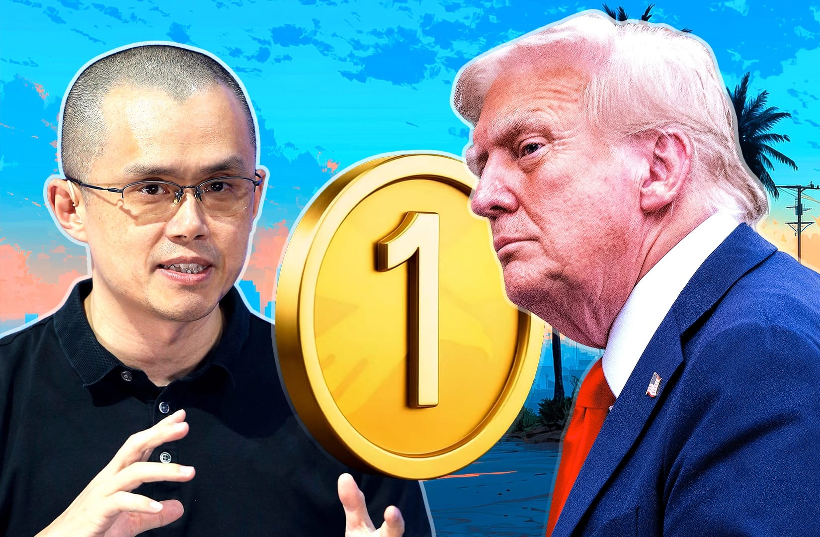 Binance's CZ plus Trump family.