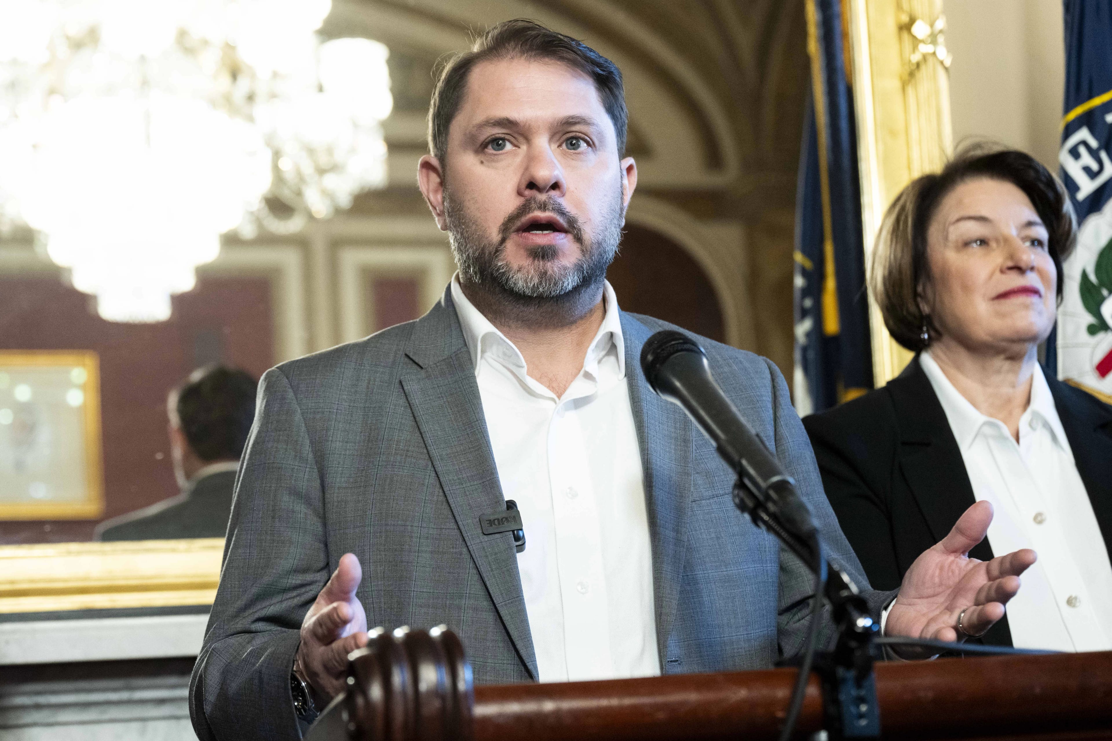 Senate Democrats on Negotiated Medicare Drug Prices, Washington, District of Columbia, USA - 22 Jan 2025