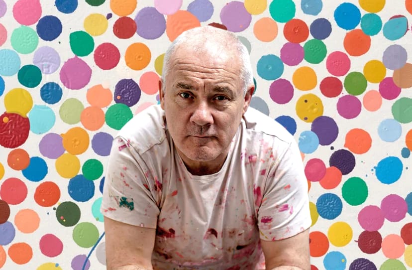 Damien Hirst paintings tied to NFTs were mass-produced years later than claimed — here’s why holders say it doesn’t matter