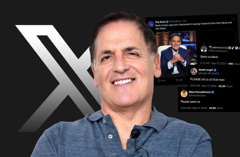 Mark Cuban wants to buy X from Elon Musk. There’s just one problem