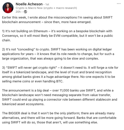 Noelle Acheson on Swift