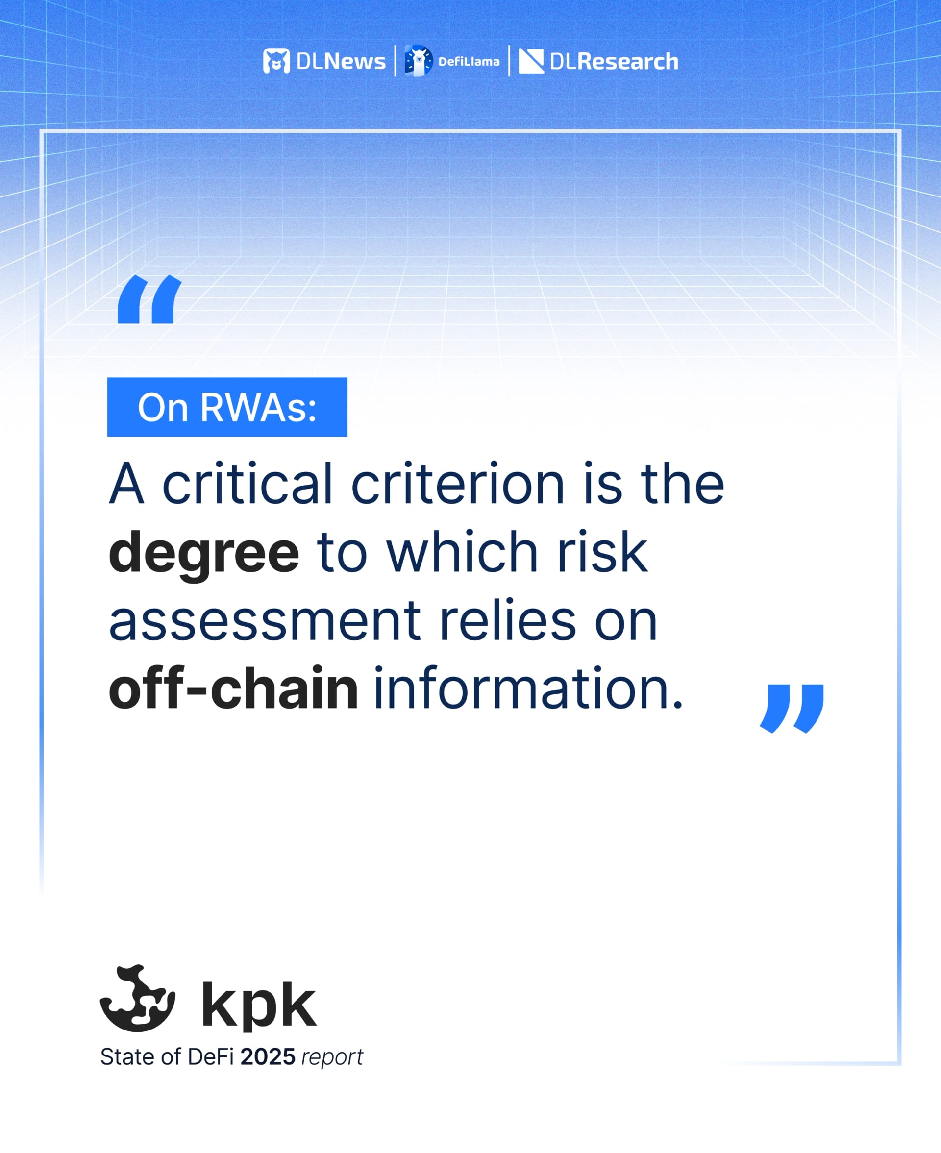 KPK State of DeFi 2025.