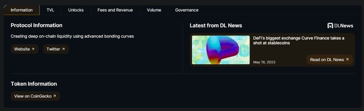 How to Compare DeFi Protocols on DefiLlama - images