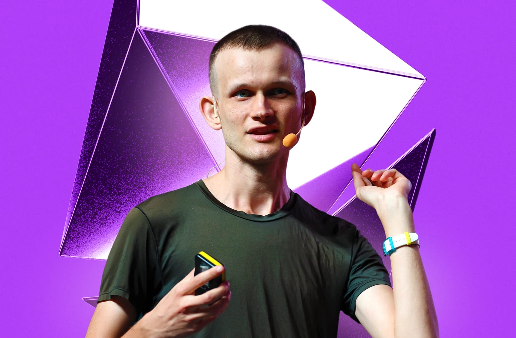 Vitalik Buterin happy